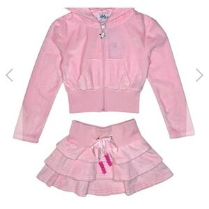 Lola + The Boys Pink Kids Matching Set